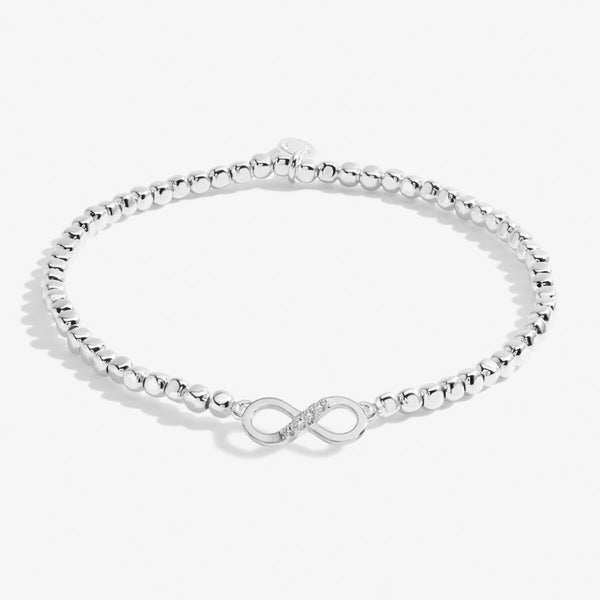 Joma stretch bracelet with infinity charm
