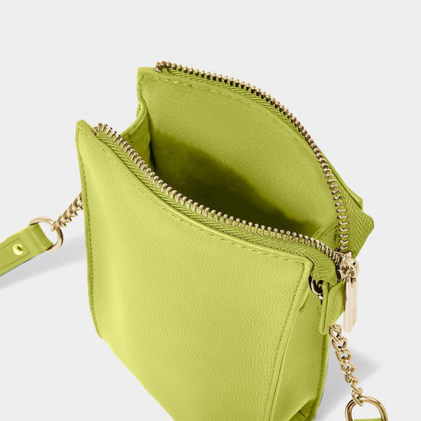 Lime Green Slim Crossbody Bag