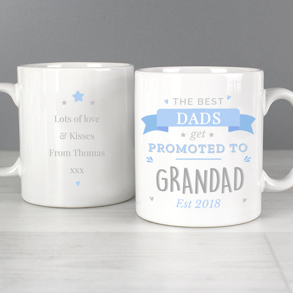 Personalised Mug Promoted to Grandad