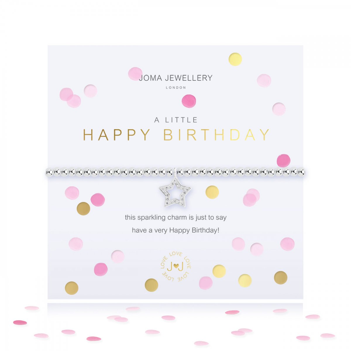Joma Jewellery Bracelet - Happy Birthday