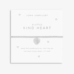 Joma beaded stretch bracelet with heart charm