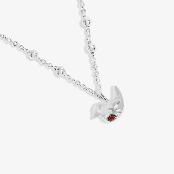 Joma jewellery Christmas necklace with robin charm