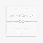 Joma Jewellery beaded stretch bracelet with infinity charm
