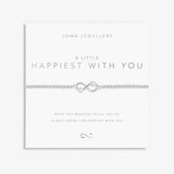 Joma Jewellery beaded stretch bracelet with infinity charm