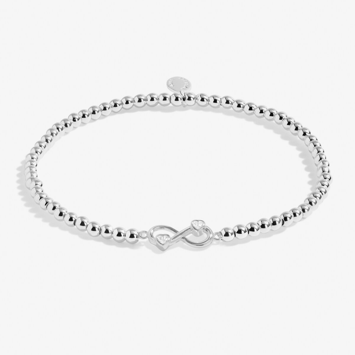 Joma Jewellery beaded stretch bracelet with infinity charm