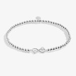 Joma Jewellery beaded stretch bracelet with infinity charm