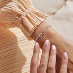 Joma Jewellery beaded stretch bracelet with infinity charm