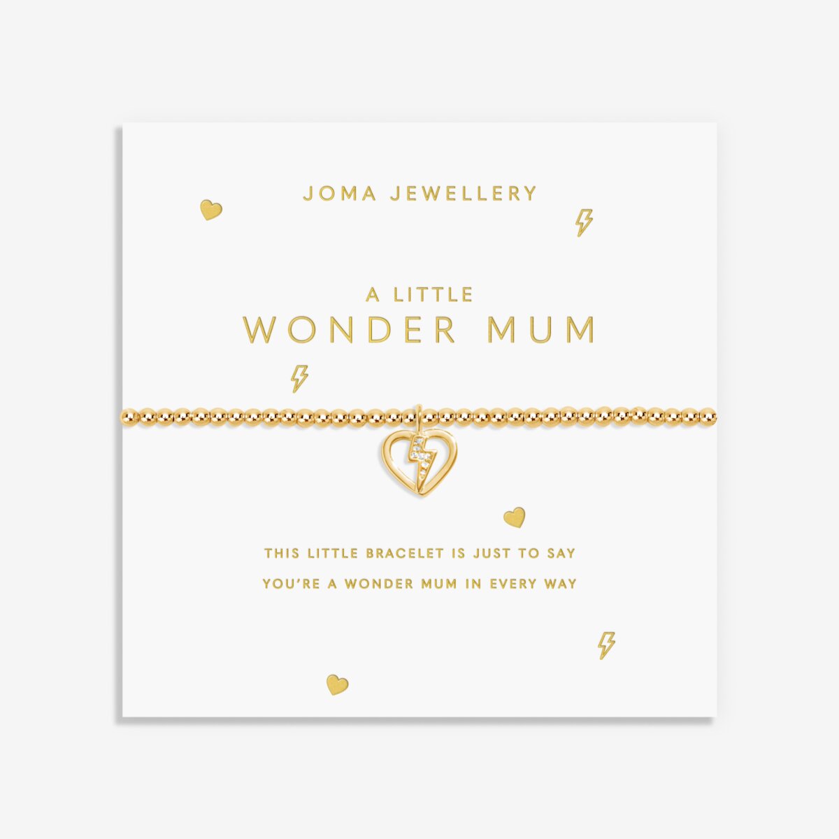 Bracciale Joma Jewellery 'A Little Happy New Home' – Argento, 17,5 Cm – Regalo Per Una Nuova Casa