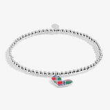 Joma Jewellery 'A Wee' Tartan Heart Bracelet