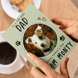Personalised Father's Day Card from the dog. Upload a photo and put your own message on it.