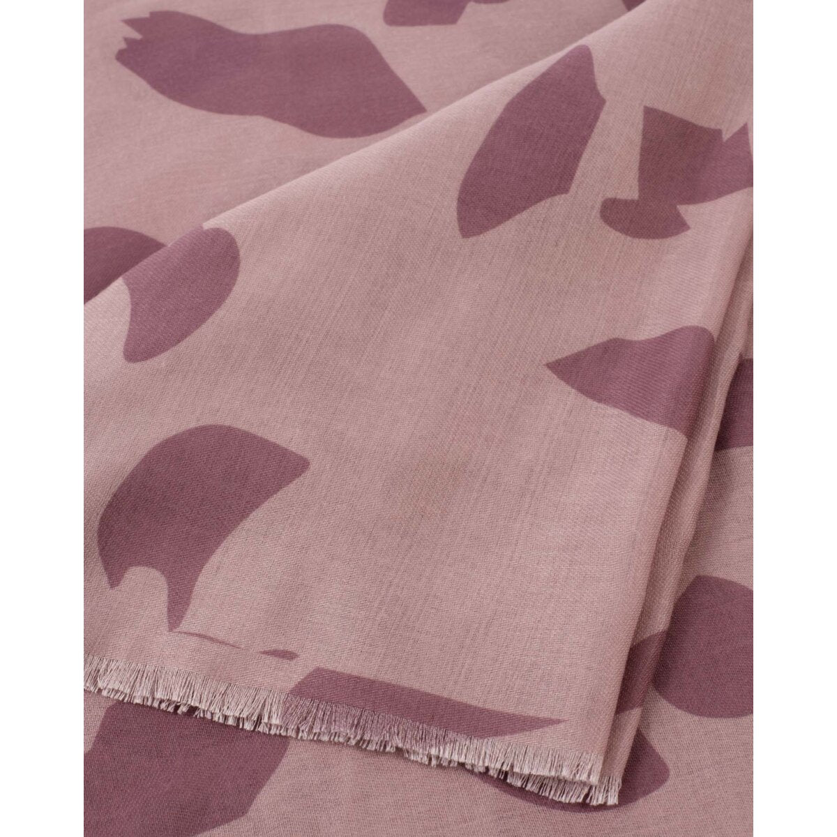 Katie Loxton pink lightweight leopard print scarf with frayed edge detail.