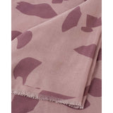 Katie Loxton pink lightweight leopard print scarf with frayed edge detail.