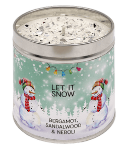 Best Kept Secrets - Tin Candle - Spirit of Christmas - Let It Snow