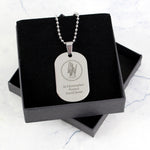 St Christopher Stainless Steel Dog Tag