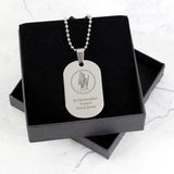 St Christopher Stainless Steel Dog Tag