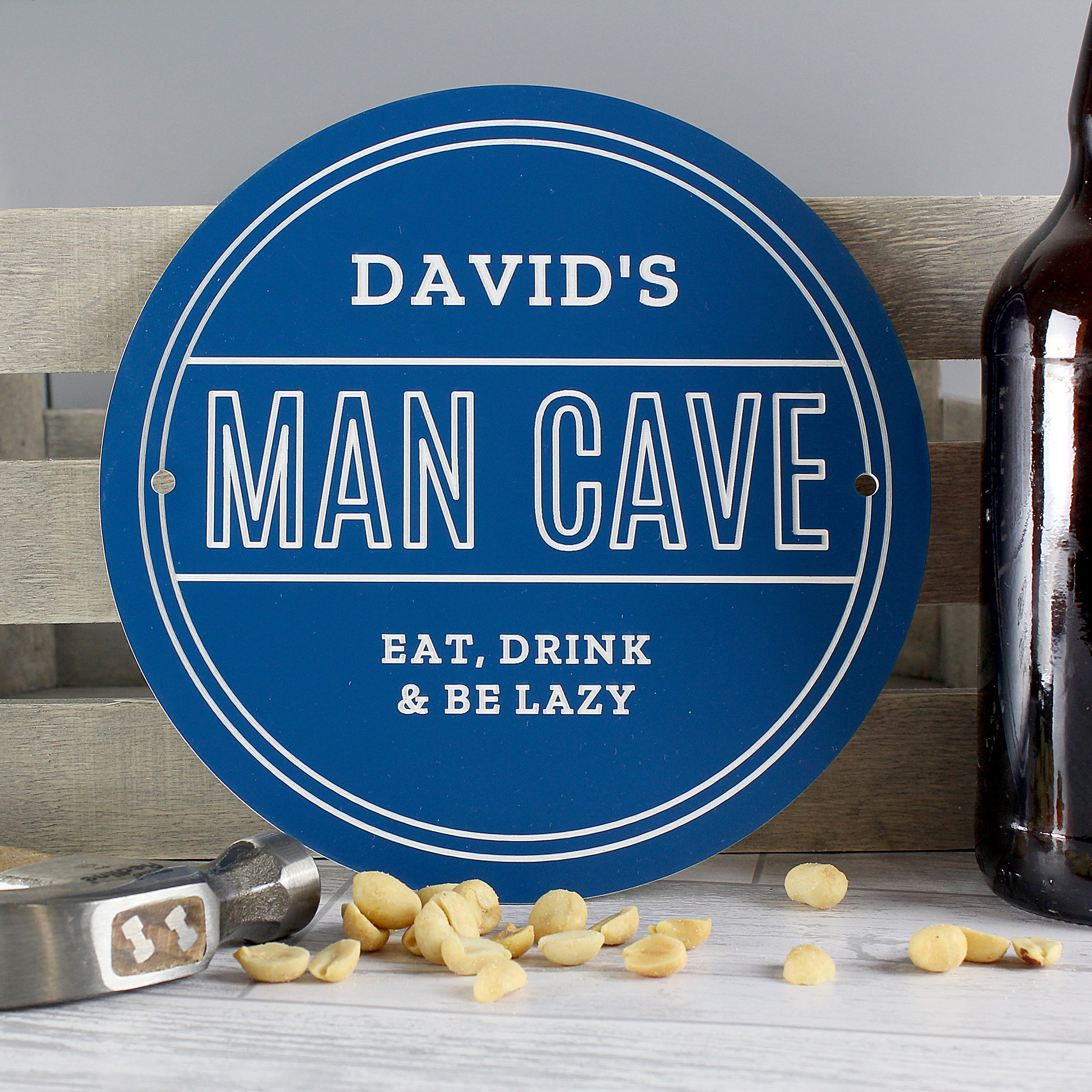 Personalised Man Cave Heritage Sign