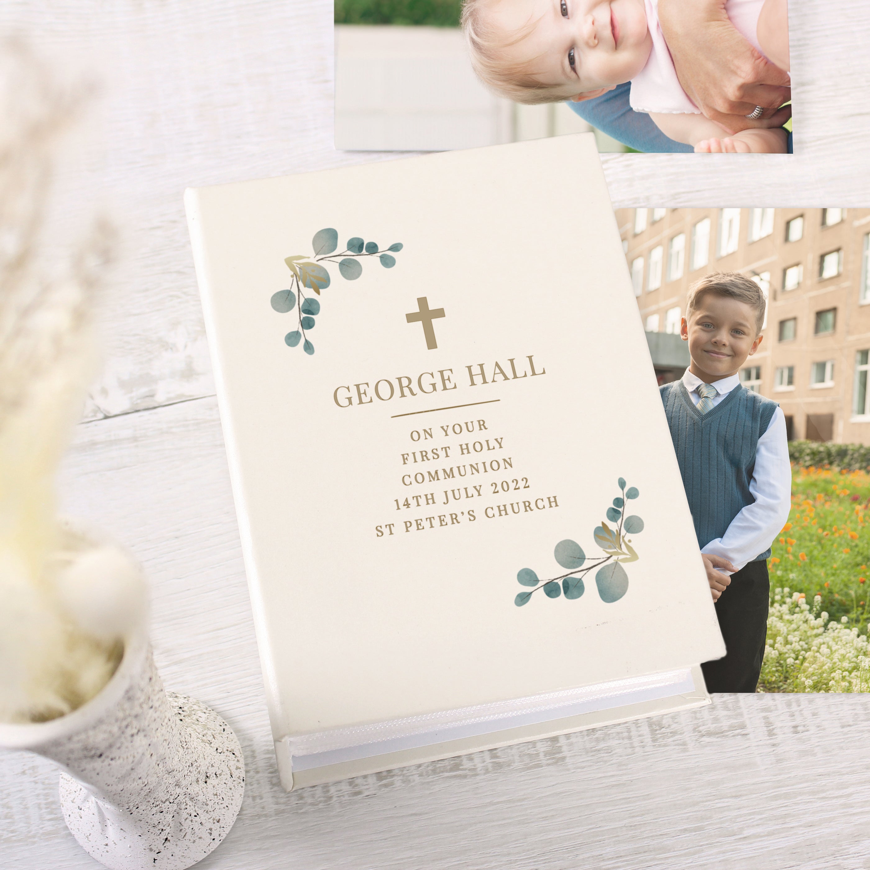 Personalised botanical photo album