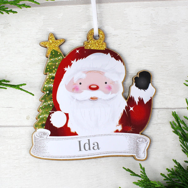 Santa personalised decoration
