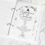 Personalised Botanical Wedding Planner
