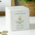 Square ceramic money box
