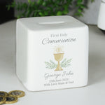 Square ceramic money box