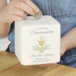 Square ceramic money box