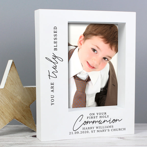 First Communion boxed photo frame