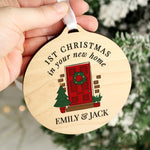 Personalised Wooden New Home Christmas Decoration