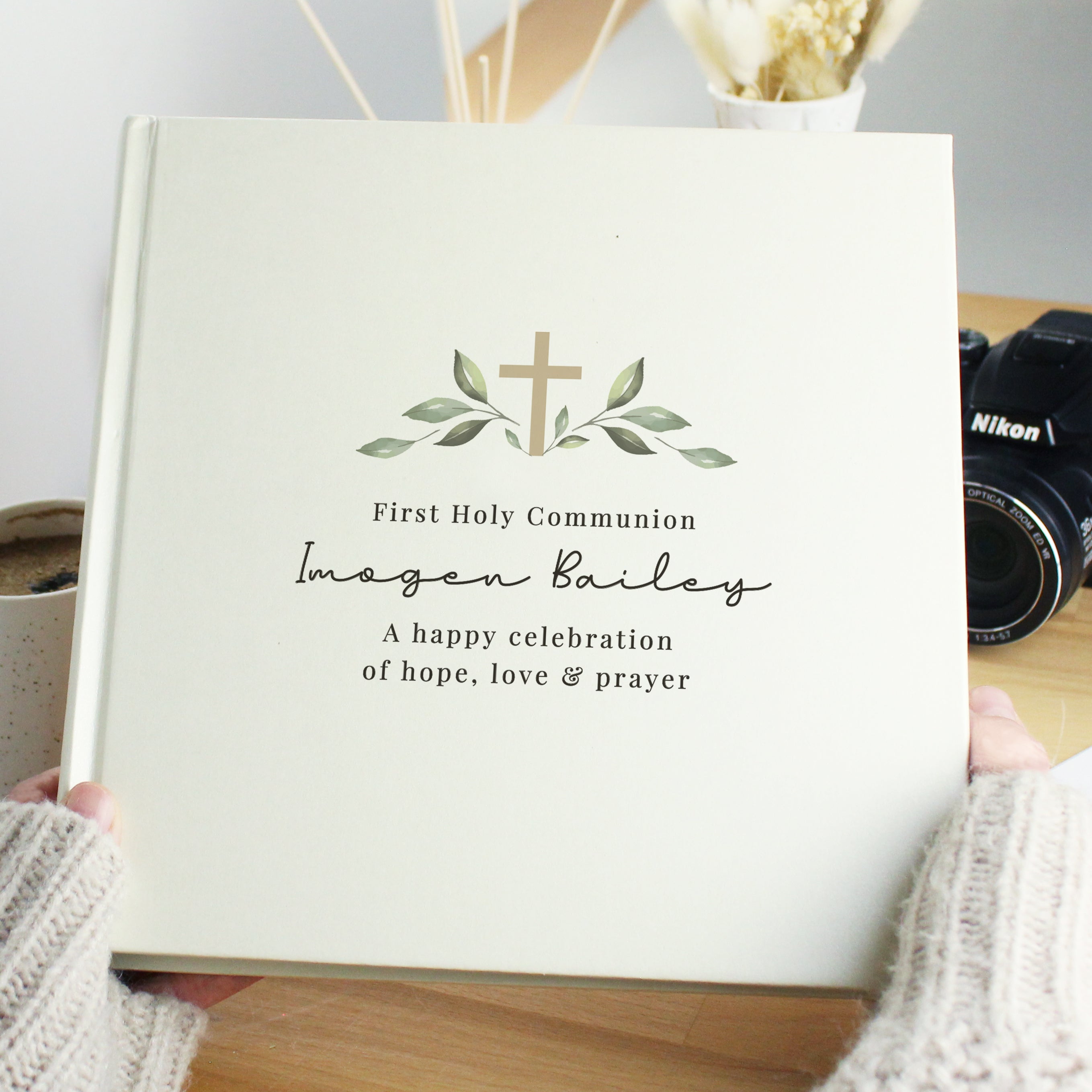 Square First Communion photo album