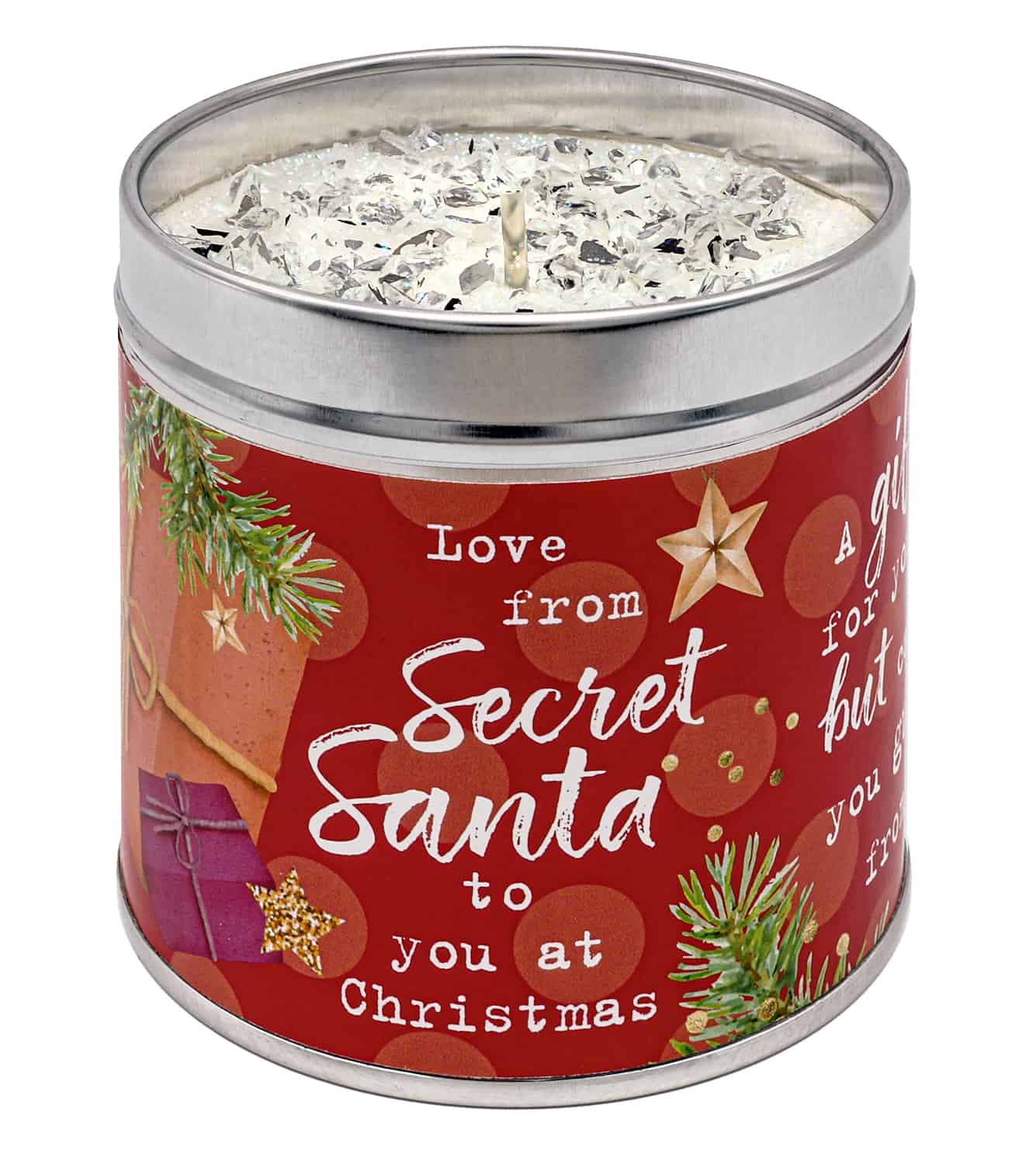 Tin Candle - Christmas - Secret Santa