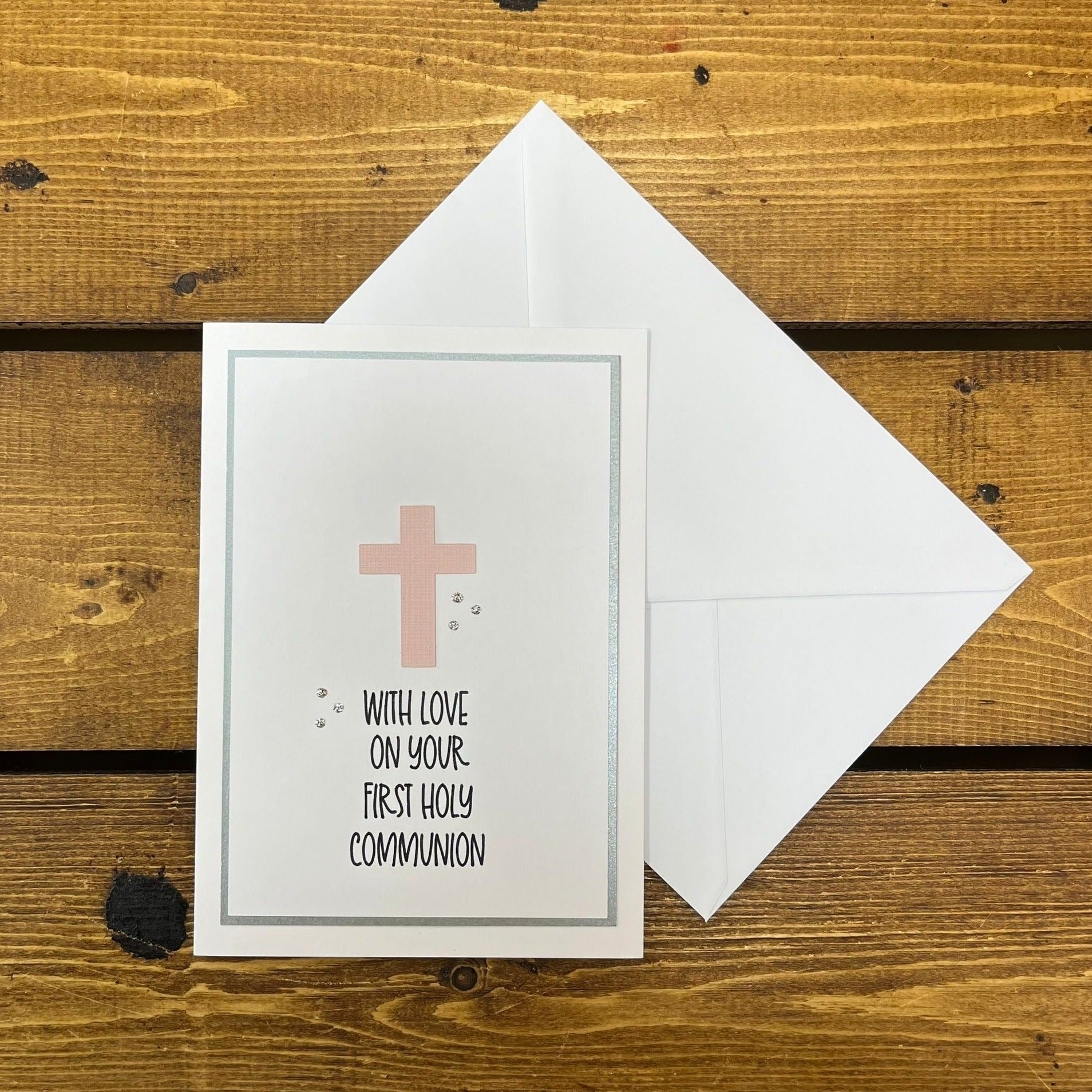 Sew Lovely - Card - Communion (Pink)