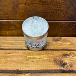 Tin candle with added sparkles and sentiment Bride to Be