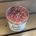 Tin granny sentimental candle with added sparkles