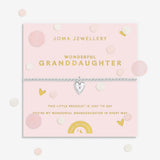 Joma Jewellery Girls Confetti 'A Little' Wonderful Granddaughter Bracelet