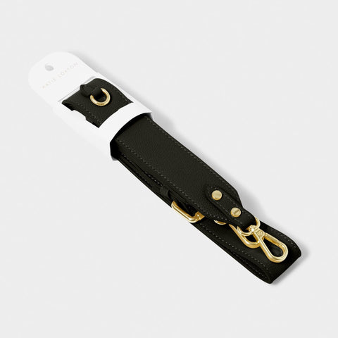 black detachable crossbody bag strap