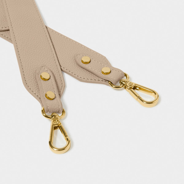 light taupe detachable bag strap