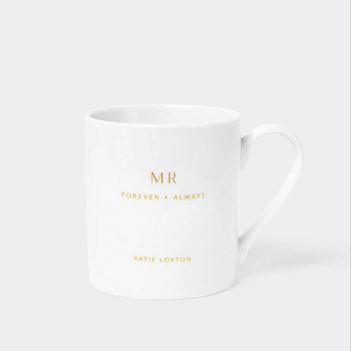 Katie Loxton white porcelain mug set for Mr and Mrs. Comes beautifully boxed.