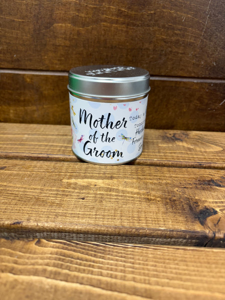 Tin Candle - Wedding - Mother Of The Groom