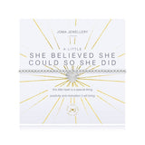 Joma Jewellery 'A Little' She Believed She Could