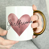 Personalised Gold Handled Mug - Wife/Wifey