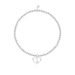Joma Jewellery 'a little' bracelet with pretty little charm, presented on a sentiment card which reads:  'This sparkling charm is just to say, you're a true friend in every way'  Beautifully packaged in it's own Joma Jewellery envelope and gifting card.