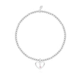 Joma Jewellery 'a little' bracelet with pretty little charm, presented on a sentiment card which reads:  'This sparkling charm is just to say, you're a true friend in every way'  Beautifully packaged in it's own Joma Jewellery envelope and gifting card.