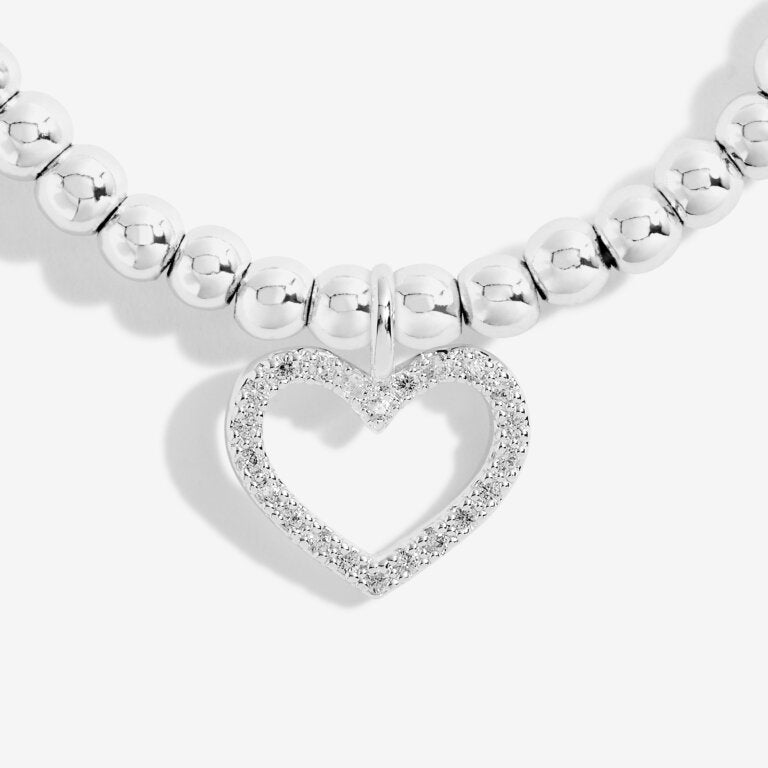 Joma Jewellery 'a little' bracelet with pretty little charm, presented on a sentiment card which reads:  'This special bracelet is just to say, you're turning sweet sixteen – hip hip hooray'  Beautifully packaged in it's own Joma Jewellery envelope and gifting card.