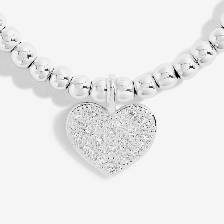Joma Jewellery 'a little' bracelet with pretty little charm, presented on a sentiment card which reads:  'Wear this little bracelet for all to see, congratulations on turning terrific thirty!'  Beautifully packaged in it's own Joma Jewellery envelope and gifting card.