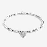 Joma Jewellery 'a little' bracelet with pretty little charm, presented on a sentiment card which reads:  'This special little bracelet is just to say, you're turning fifty – hip hip hooray!'  Beautifully packaged in it's own Joma Jewellery envelope and gifting card.