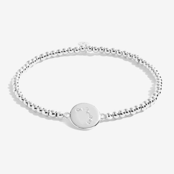 Joma Jewellery 'a little' bracelet with pretty little charm, presented on a sentiment card which reads:  'This special little bracelet is just to say, you're strong, optimistic and loving in every way'  Beautifully packaged in it's own Joma Jewellery envelope and gifting card.
