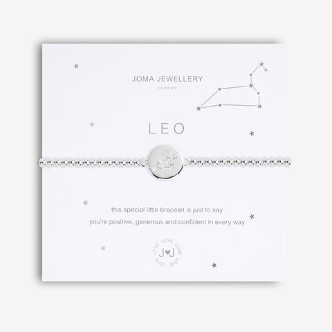 Joma Jewellery 'a little' bracelet with pretty little charm, presented on a sentiment card which reads:  'This special little bracelet is just to say, you're positive, generous and confident in every way'  Beautifully packaged in it's own Joma Jewellery envelope and gifting card.