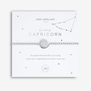 Joma Jewellery 'a little' bracelet with pretty little charm, presented on a sentiment card which reads:  'This special little bracelet is just to say, you're calm, independent and loyal in every way'  Beautifully packaged in it's own Joma Jewellery envelope and gifting card.