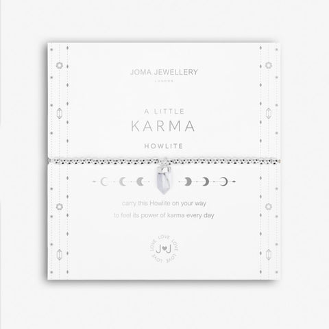 Joma 'A Little' Karma - Howlite Bracelet