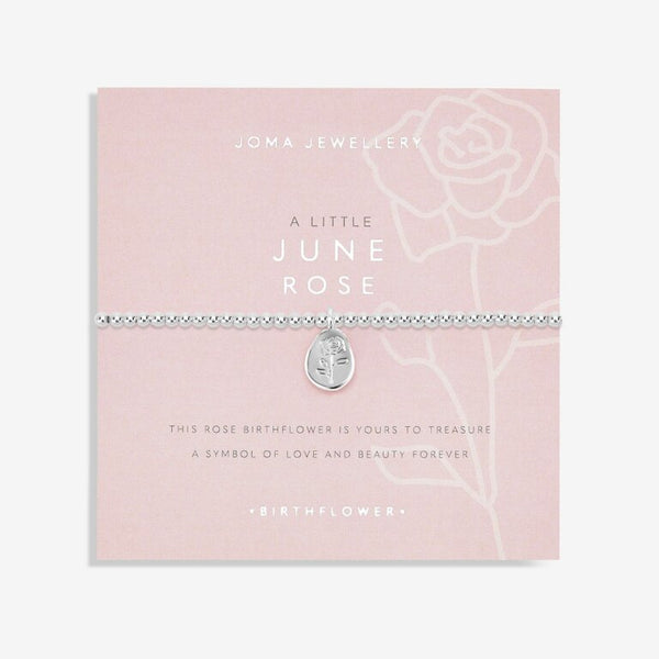 Joma 'A Little' Birth Flower - June Rose